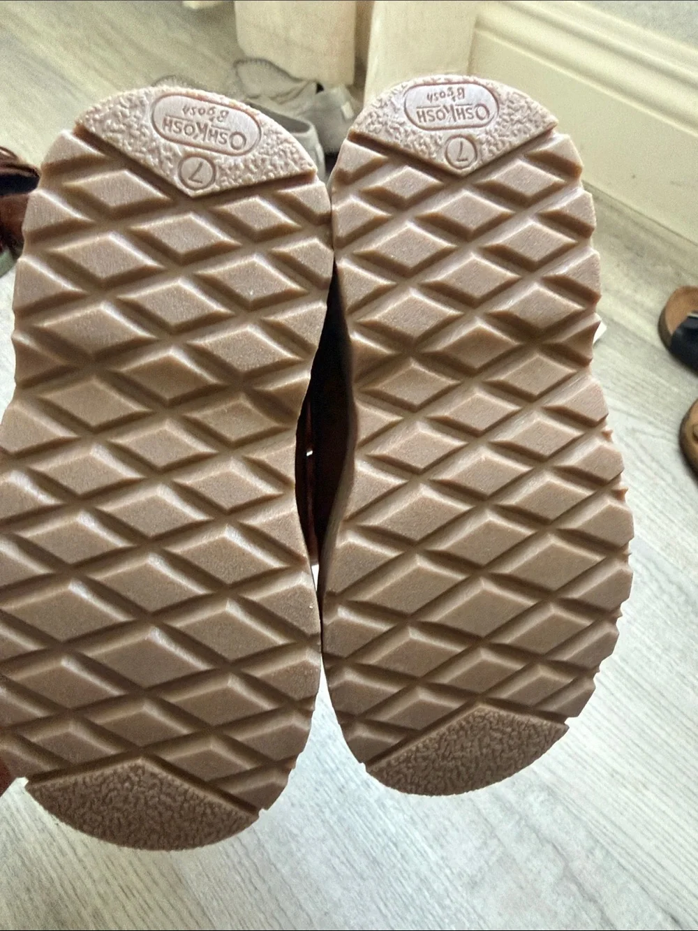 Toddler Boy OshKosh B'gosh Brown Lace-Up Kids Dress Shoe